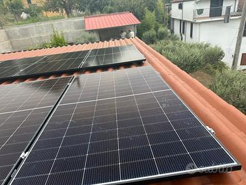 9 Pannelli fotovoltaici 650w bifacciali