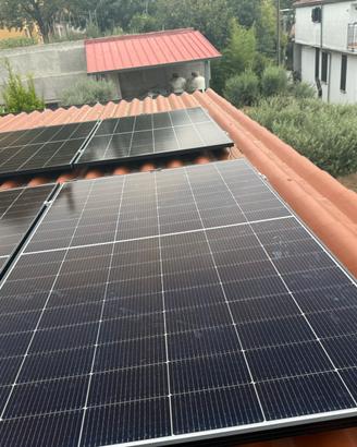 9 Pannelli fotovoltaici 650w bifacciali