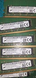  18 Moduli RAM Micron DDR4 16 GB (18x 16 GB) 