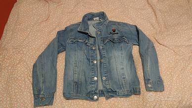giacca jeans Disney tg 10 anni