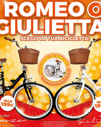 biciclette pieghevoli ( Romeo e Giulietta
