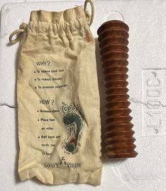 Rullo Massaggiatore Plantare Vintage in Legno