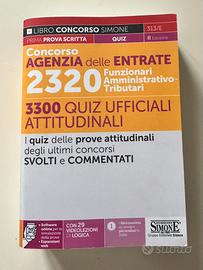 LIBRO CONCORSO SIMONE AGENZIA delle ENTRATE 2320