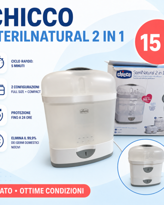 CHICCO STERILNATURAL 2 IN 1