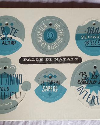 Palle di Natale in cartone
