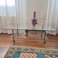 Tavolino vetro con ruote  IKEA