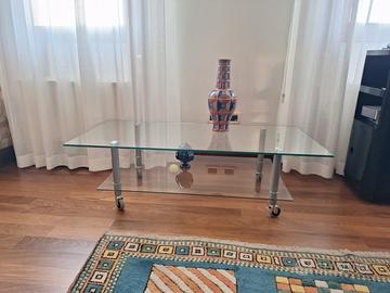 Tavolino vetro con ruote  IKEA