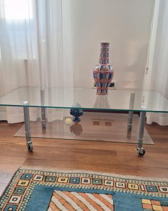 Tavolino vetro con ruote  IKEA
