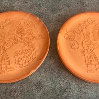 Piatti pizza in terracotta