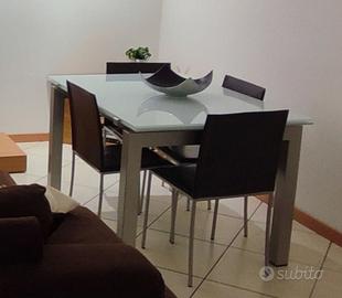 Tavolo in cristallo Calligaris