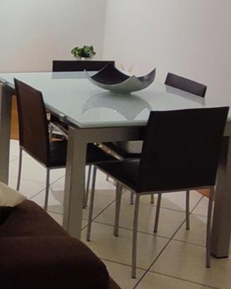 Tavolo in cristallo Calligaris