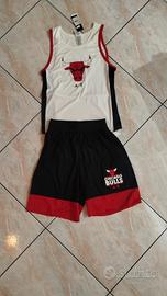 completo basket Adidas NBA Chicago  Bulls nuovo 