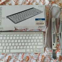 mini tastiera bluetooth + supporto PC portatile 