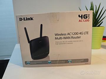 📡 D-LINK Router Wireless AC1200 4G LTE – Connessi