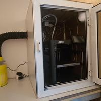 stampante 3d ad5x+custodia+filtro+extra+ore 46