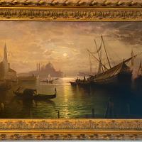 Olio su Tela - GIANCARLO GORINI - Venezia Notturna