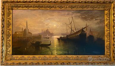 Olio su Tela - Giancarlo GORINI - Venezia Notturna