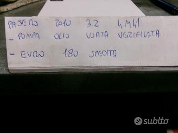 Pompa olio pajero 3,2 hdi tipo mot 4m41