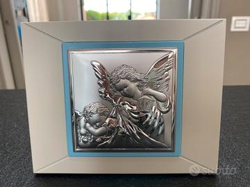 Quadretto Neonato argento