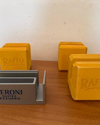 Supporti salviette peroni e raffo tavoli da bar