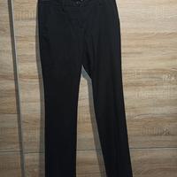 Pantaloni neri classici vita bassa Benetton