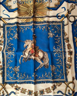 sciarpa seta Hermes Ludovicus Magnus 