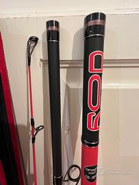 Coppia canne surf casting Med Fishing R2 mt 4,25