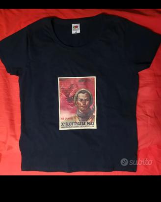 t-shirt donna taglia L decima flottiglia mas Nuova