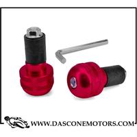 COPPIA CONTRAPPESI MANUBRIO ROSSI ANODIZZATO SOFT