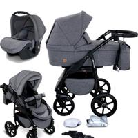 3 in 1 carrozzina, passeggino, seggiolino auto 