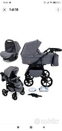 3 in 1 carrozzina, passeggino, seggiolino auto 