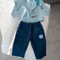 completo felpa e pantaloni bambino
