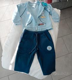 completo felpa e pantaloni bambino
