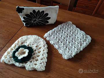 Scaldacollo + Cappello + Pochette