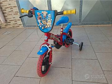 Bicicletta bambino paw patrol