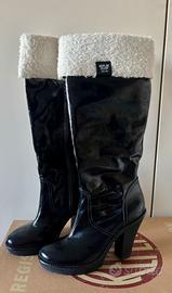 Stivali Replay RP1062 Clery Neri Lucidi - 41