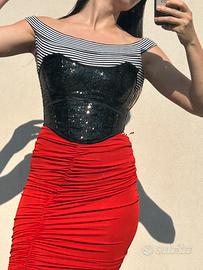 Gonna max mara rossa