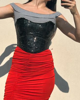 Gonna max mara rossa