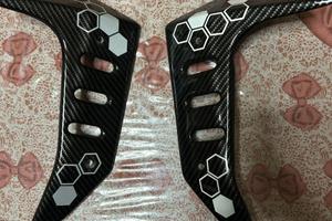 Fianchetti radiatore fz6 trama carbonio