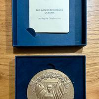Medaglia in bronzo 2 anni di resistenza Ucraina