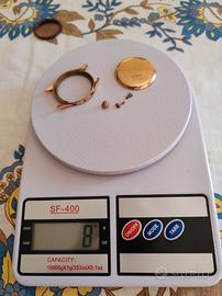 cassa in oro per landeron - anni 50.