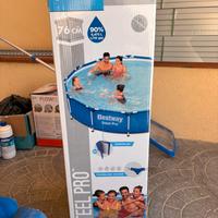 Piscina esterna da 3,66mt con tutti gli accessori