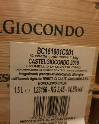 CastelGiocondo Brunello di Montalcino Magnum 2019