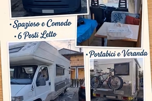 Fiat ducato 2,5 dti 6 posti viaggio e dormire