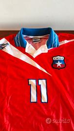 Reebok maglia vintage calcio cile 96/98 Salas