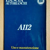 A112 Libretto uso e manutenzione originale