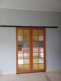 Porta scorrevole 2 ante