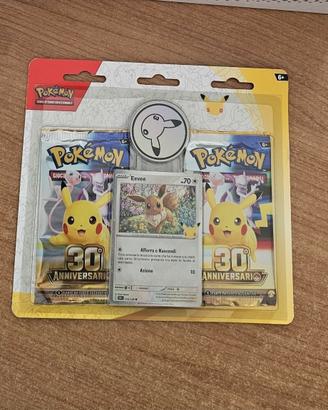 Pokémon confezione da due buste 30° Anniversario