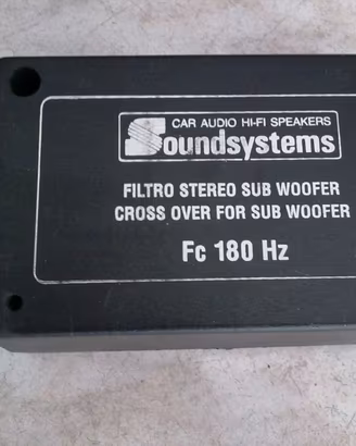 FILTRO CROSSOVER STEREO PER SUBWOOFER