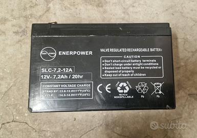Batteria al Piombo Enerpower 12V 7.2Ah